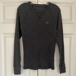 American Eagle Outfitters Gray Long Sleeve Shirt, Size XS
